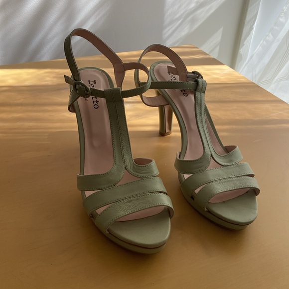 EUC Pale Green Repetto Heels - Picture 10 of 13